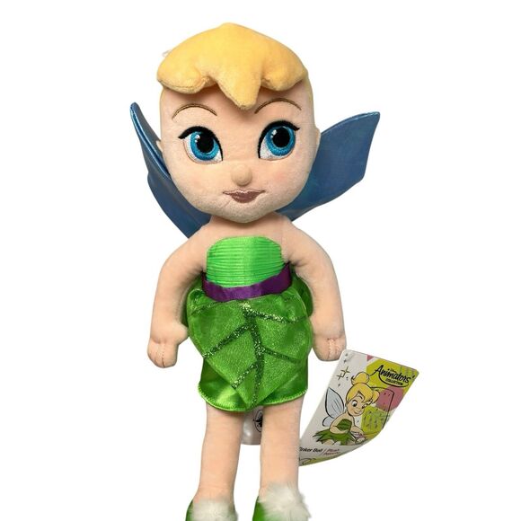 Disney Parks Plush Tinker Bell 14" Animators Baby Toddler Peter Pan Toy Fairy - Picture 3 of 8